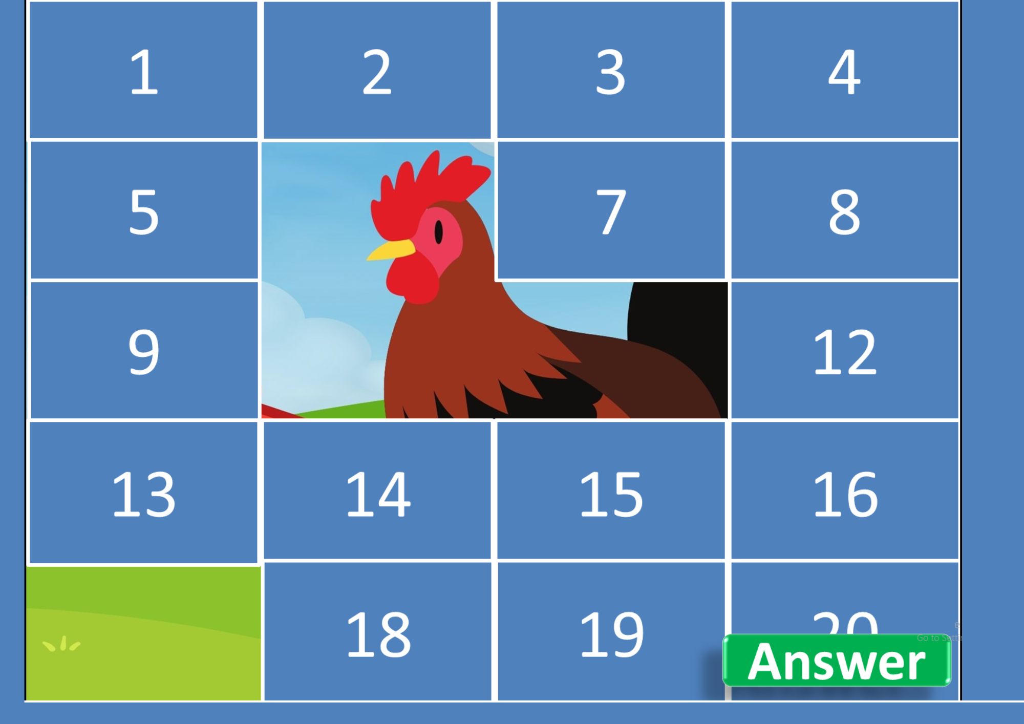 Farm Animals Guess The Hidden Picture PPT Game